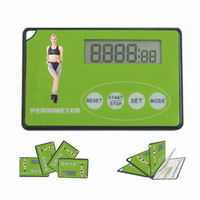 Card pedometer